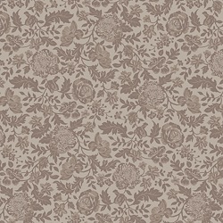 Taupe - Floral Damask
